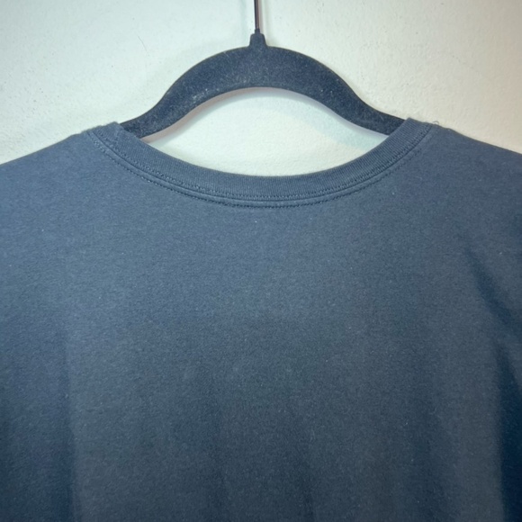 Nike Athletic Fit Graphic The Nike T-Shirt Black Short Sleeve Swoosh Men's Sz XL - Picture 5 of 8